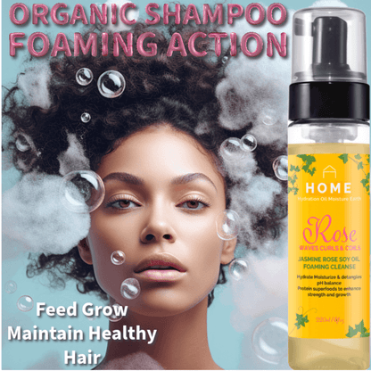 Rose Curls & Coils  Protein Oil Foaming Shampoo Cleanse